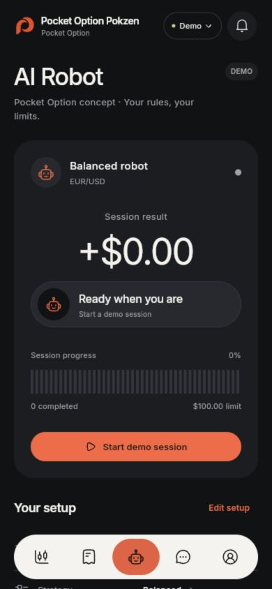 PocketPokzen AI Robot screen